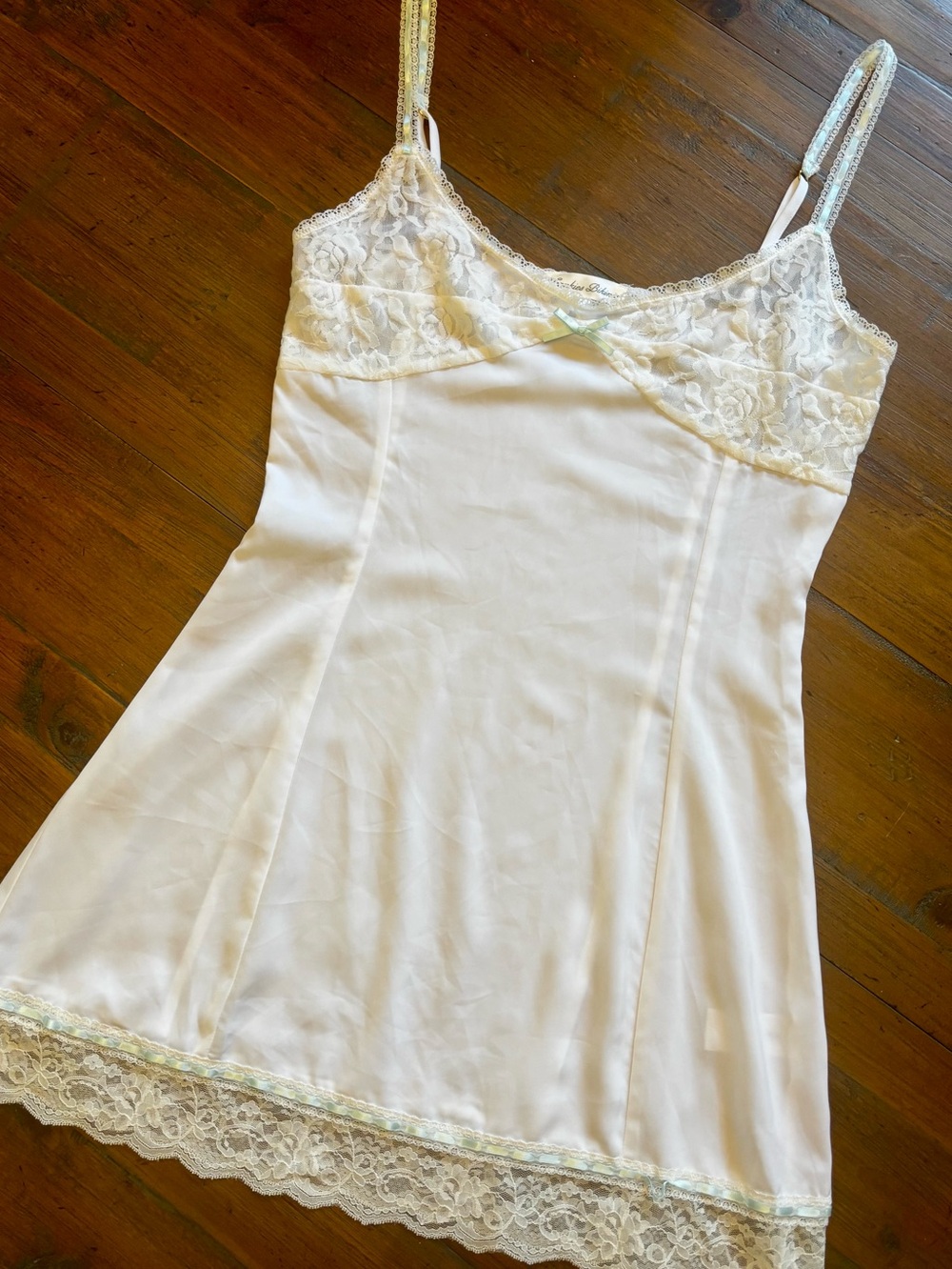NWOT Frankie’s bikinis white satin mini dress